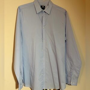 H&M Sky Blue Men's Dress Shirt